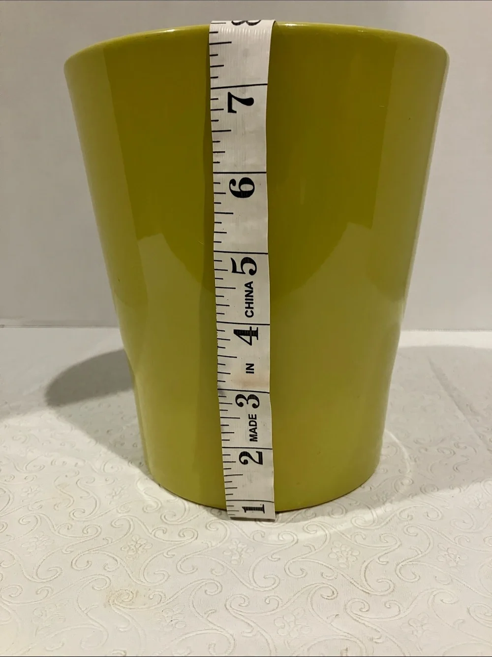 Contemporary Lime Green Decorative Plant Pot